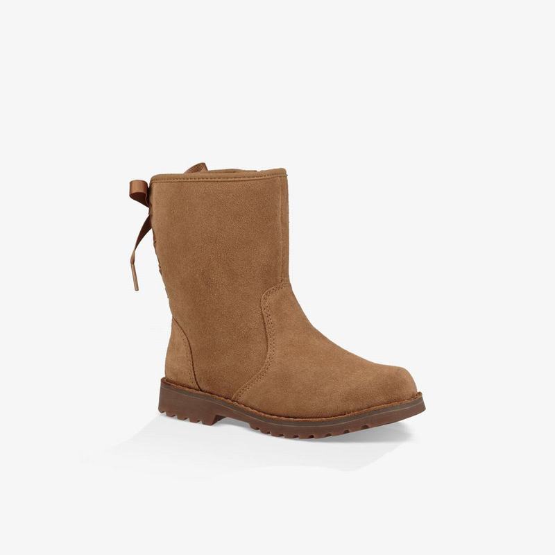 Bottes UGG Corene Fille Marron Soldes 227BHPJQ